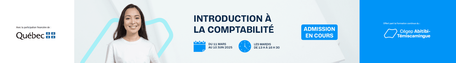 Formation introduction à la comptabilité - Cegepat