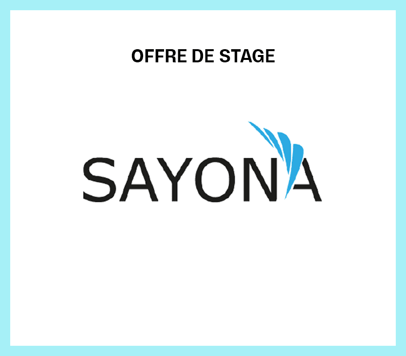 offre de stage Sayona